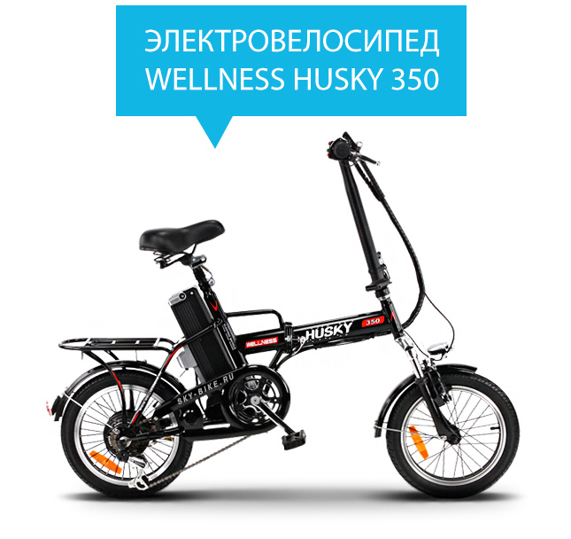 Электровелосипед WELLNESS HUSKY 350